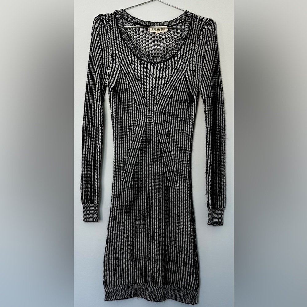 Pink Rose knitted sweater dress | small